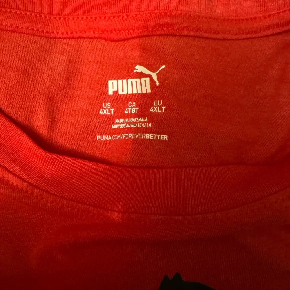PUMA Men's Red T-Shirt - Picture 3 of 3